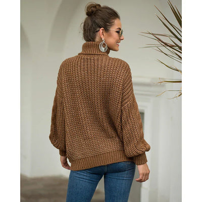 Avelena | Langarm-Rollkragenpullover für Damen
