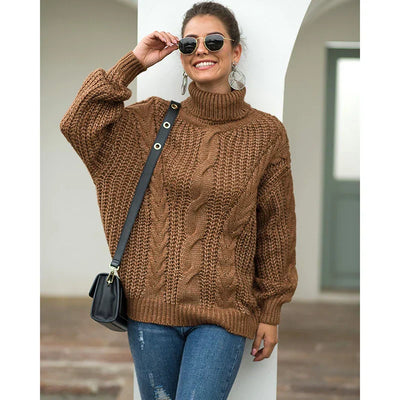 Avelena | Langarm-Rollkragenpullover für Damen