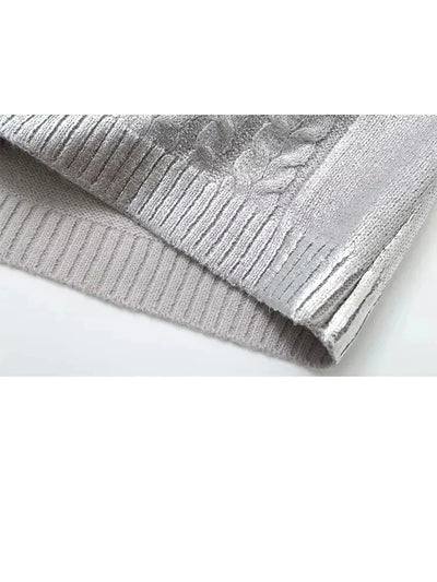 Avelena | Lockerer Strick-Kabelpullover