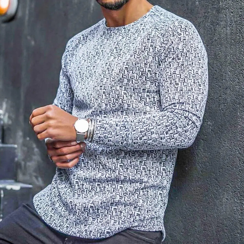 Avelena | Langärmeliges T-Shirt für Männer