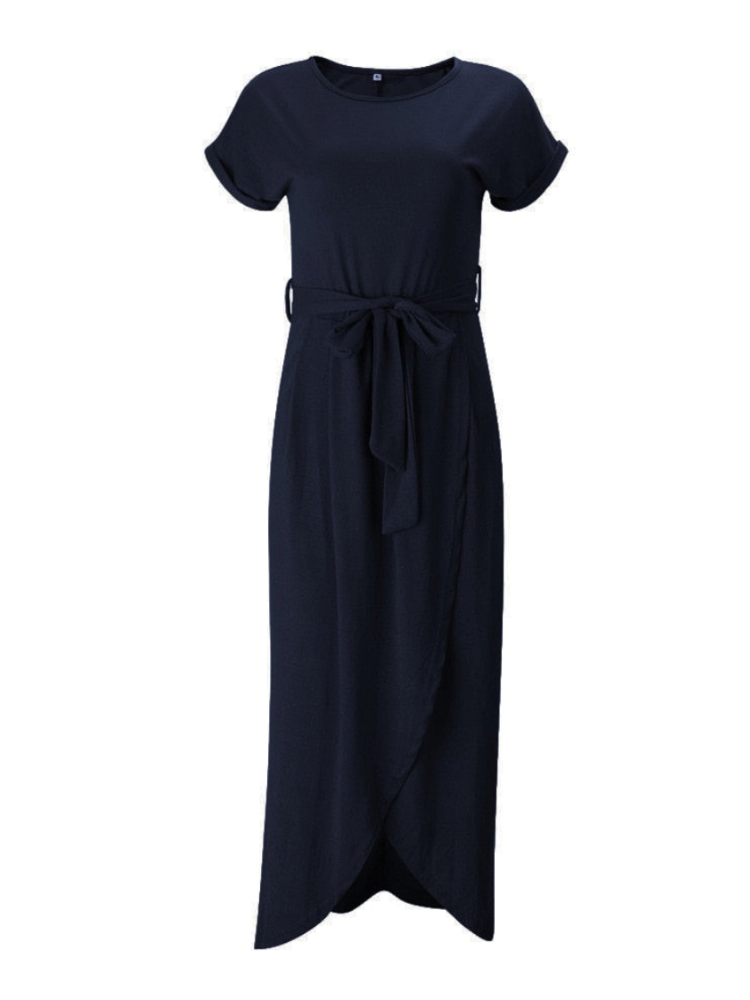 Wickel-Maxikleid mit Gürtel | Eleganz und Komfort | Zeitloser Stil