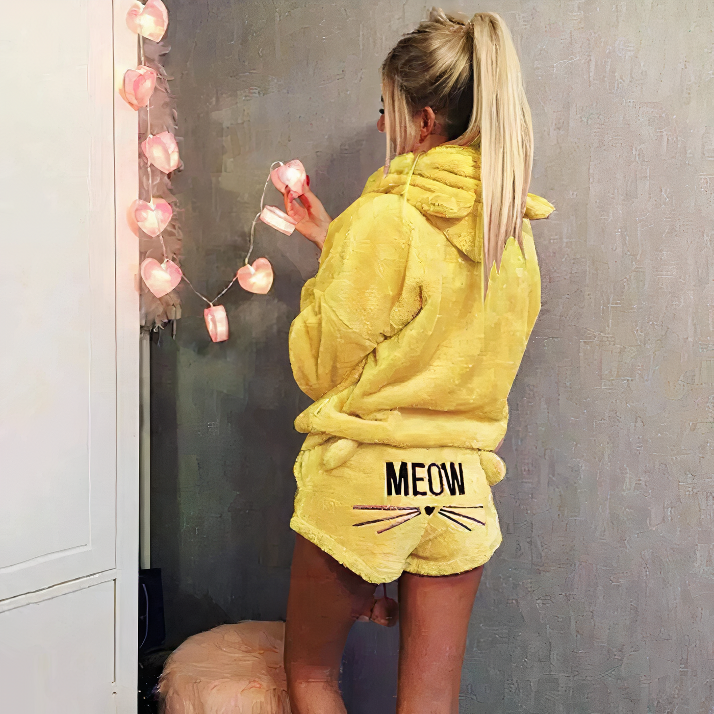 Avelena | Niedliches Pyjama-Top und Short-Set