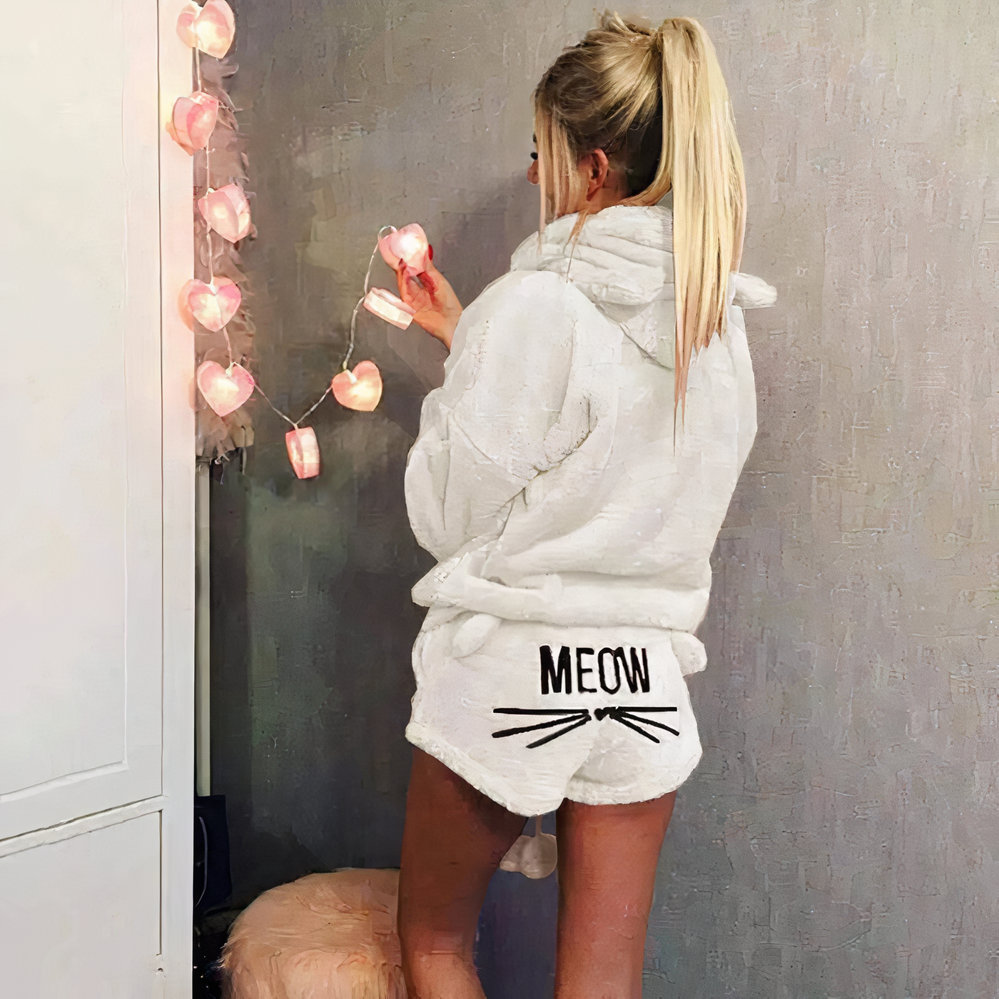 Avelena | Niedliches Pyjama-Top und Short-Set