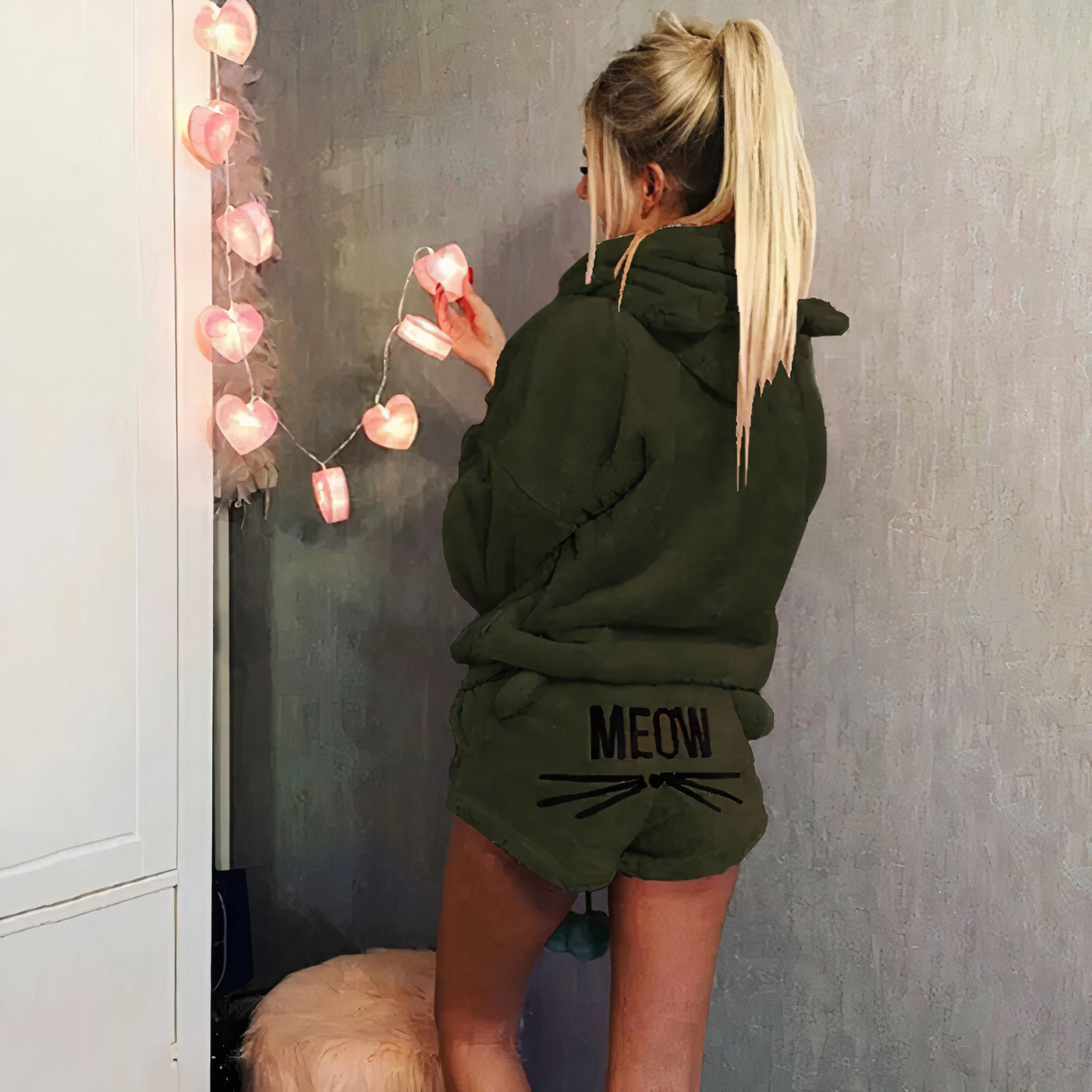Avelena | Niedliches Pyjama-Top und Short-Set