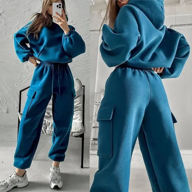 Avelena | Set aus Hose und Trainingsanzug mit Kapuze