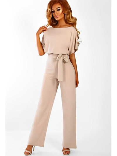 Thais - Eleganter Damen Jumpsuit Sommer Mit Hoher Taille Für Festliche Anlässe