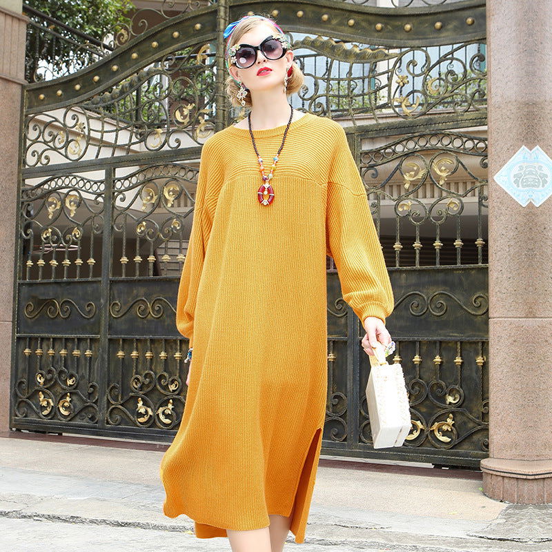 Strick-Sweater-Kleid in Plus-Size | Komfort & Stil | Wärmend