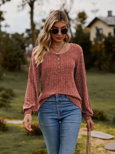 Avelena | Stylisches Langärmeliges Top für Damen