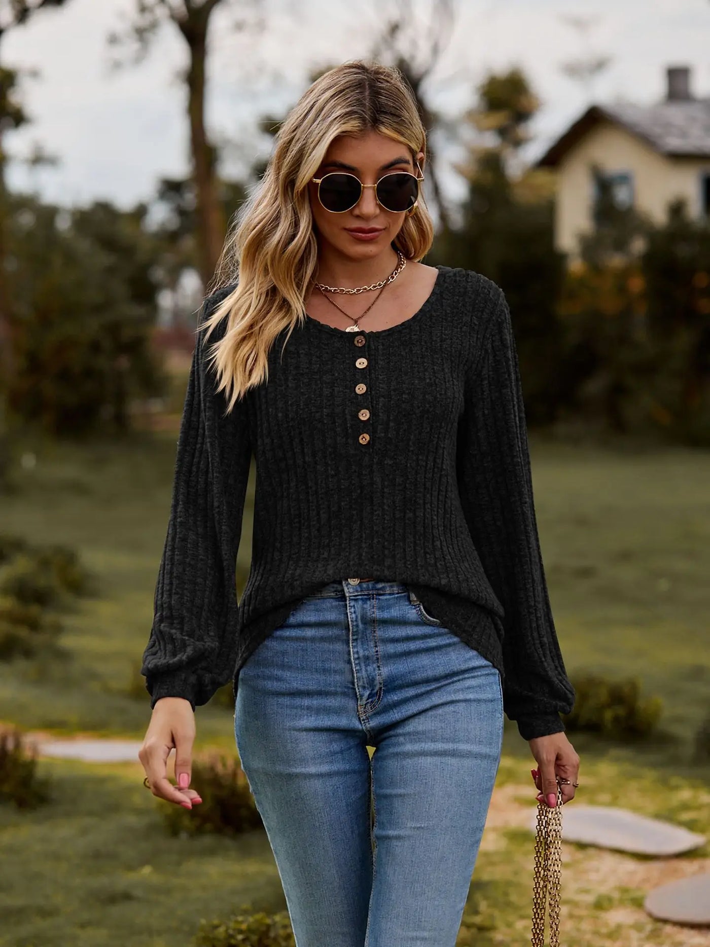 Avelena | Stylisches Langärmeliges Top für Damen