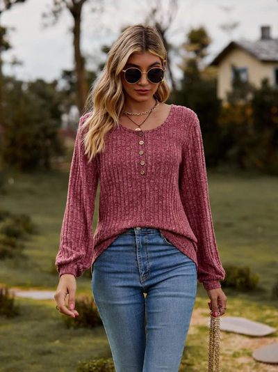 Avelena | Stylisches Langärmeliges Top für Damen