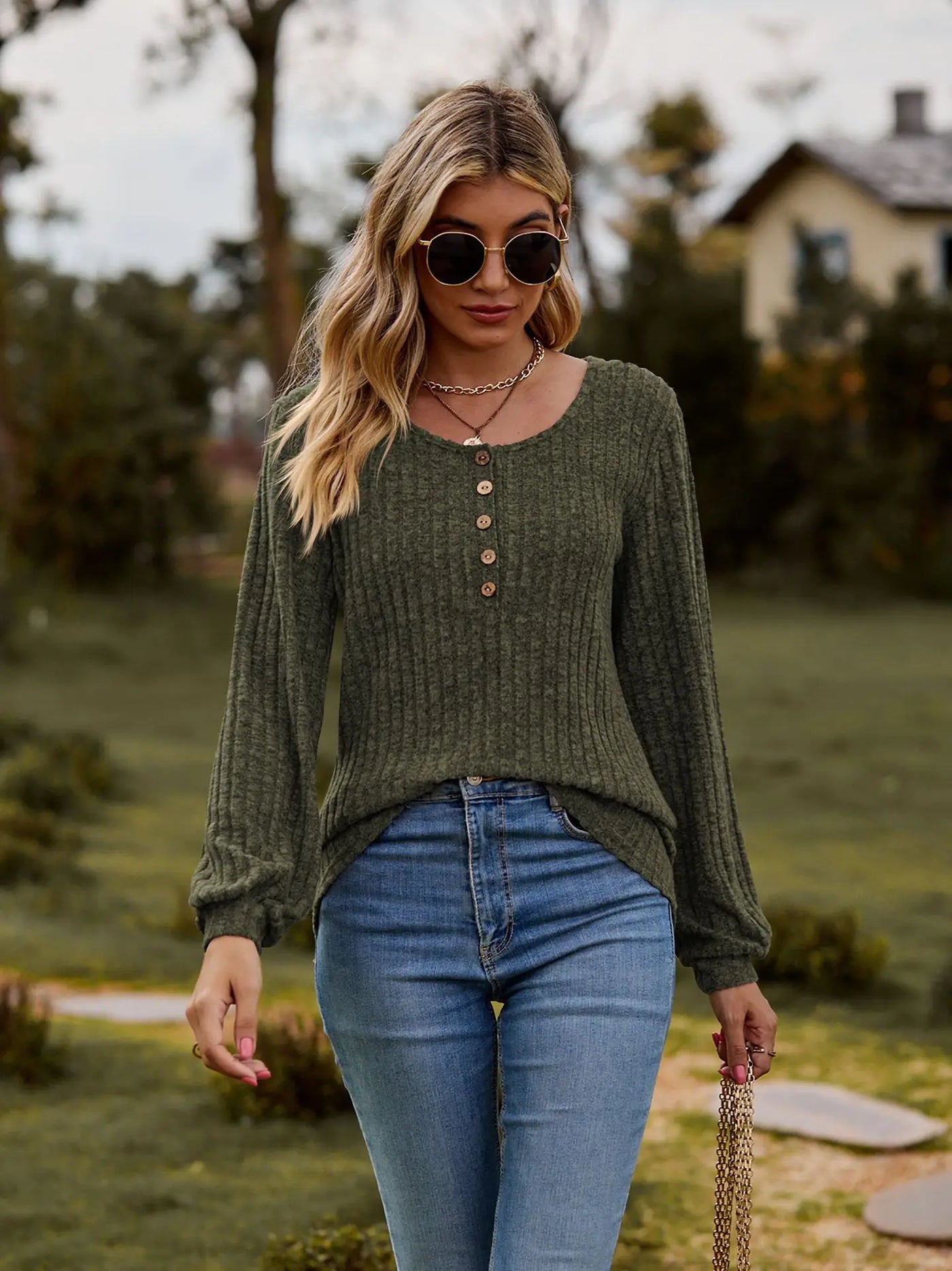 Avelena | Stylisches Langärmeliges Top für Damen