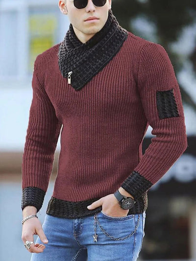Avelena | Gestrickter Pullover Im Vintage-Stil für Männer
