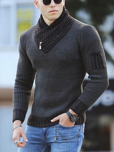 Avelena | Gestrickter Pullover Im Vintage-Stil für Männer
