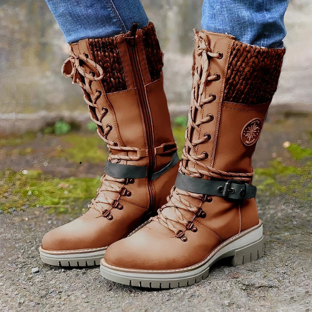 Avelena | Bequeme Stiefel mit Rutschfester Sohle
