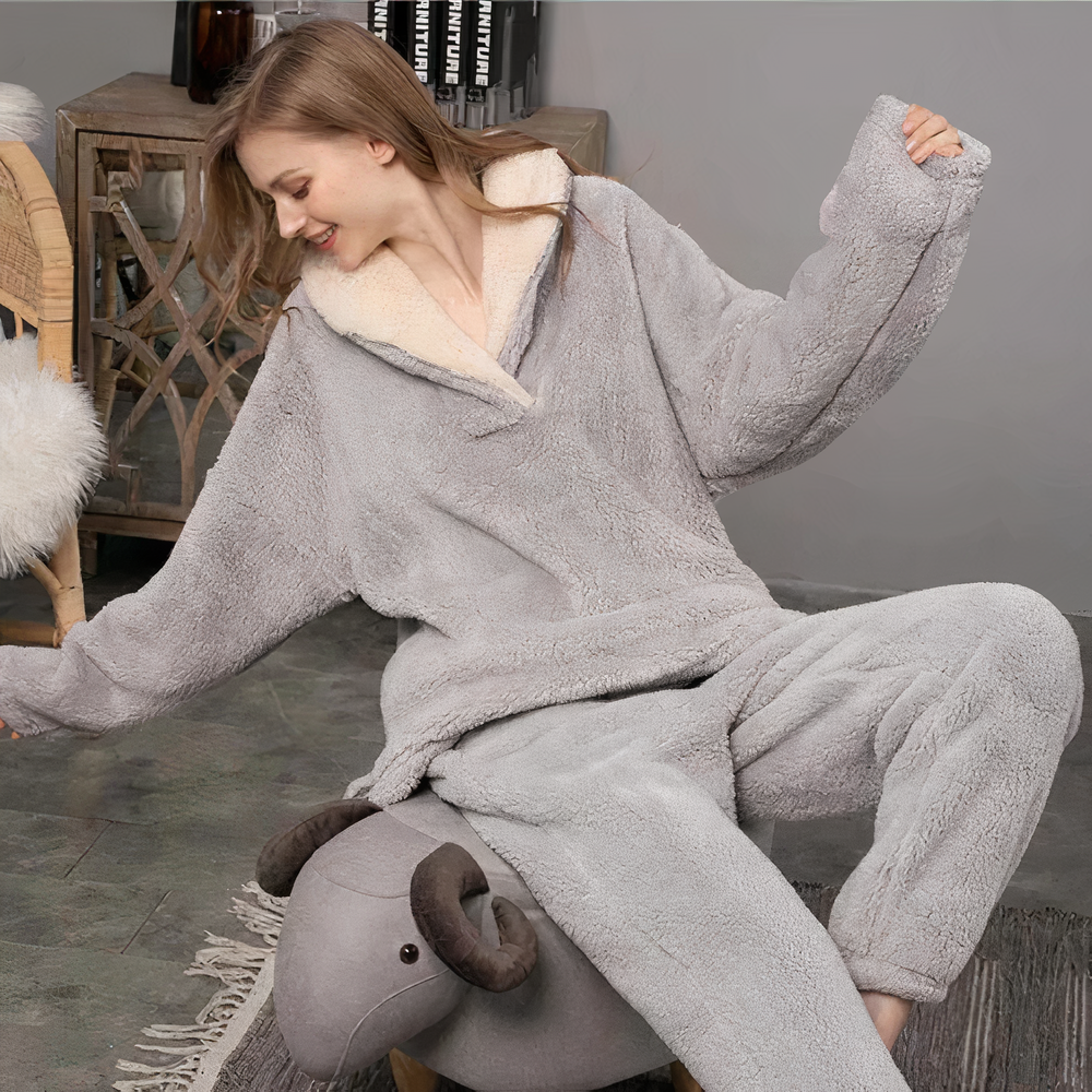 Avelena | Pyjama-Set aus Fleece für Damen