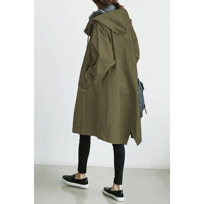 CELINE | Langer Trenchcoat mit Kapuze – Stilvoll & Funktional