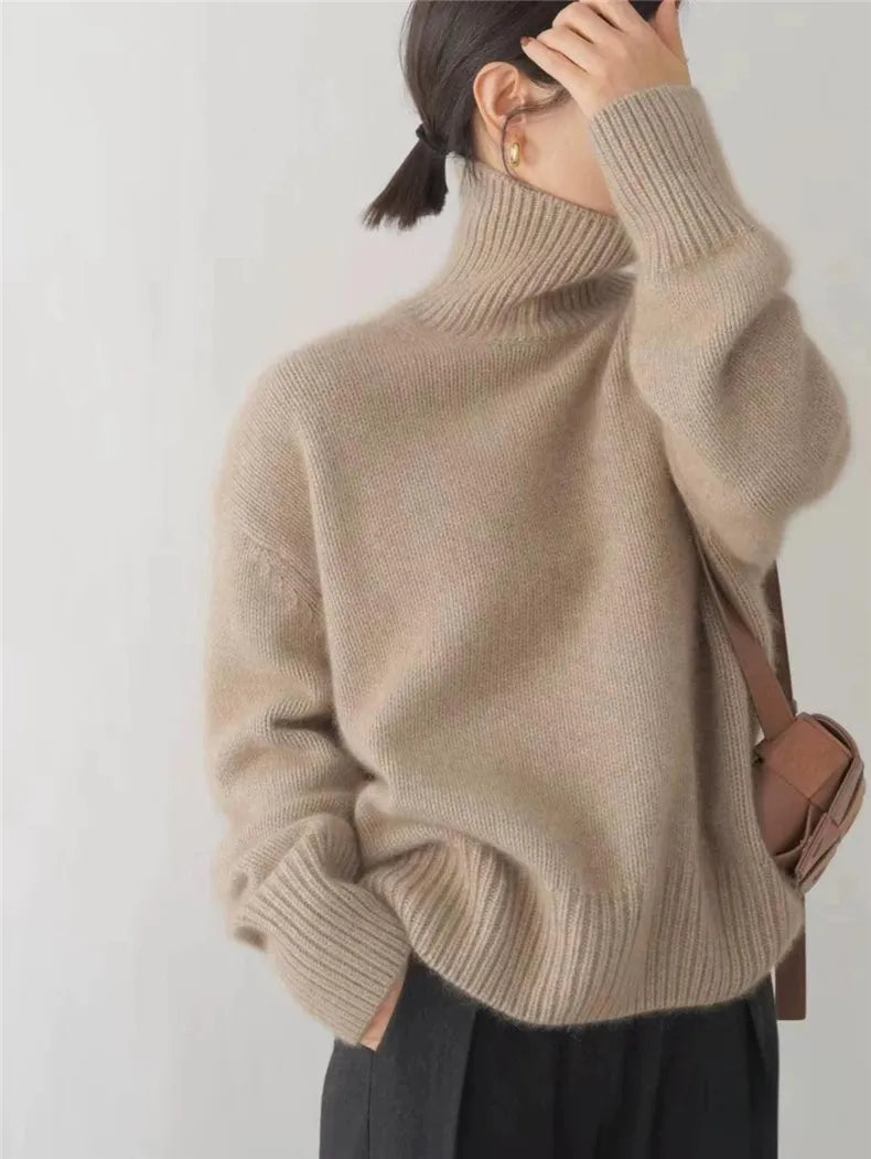 Avelena | Sehr Warmer Rollkragenpullover für Frauen