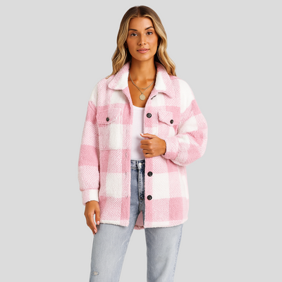 Lorren | Gemusterte Jacke mit Knopfleiste für Herbst & Winter