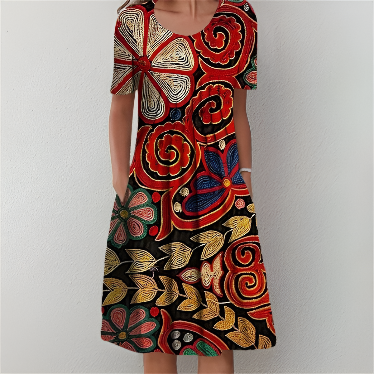 Klassisches Blumenkleid für Damen – Zoralyss