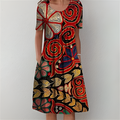 Klassisches Blumenkleid für Damen – Zoralyss