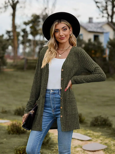 Avelena | Pit Stripe Strickjacke