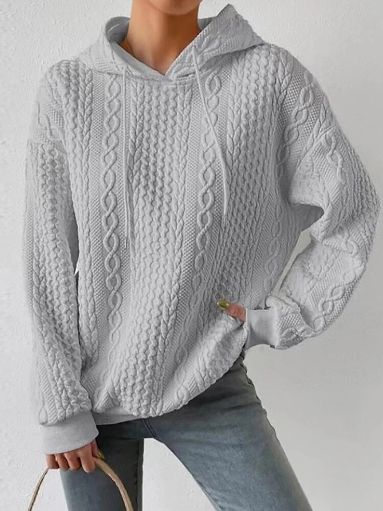 Avelena | Winter-Kapuzenpullover aus Strick