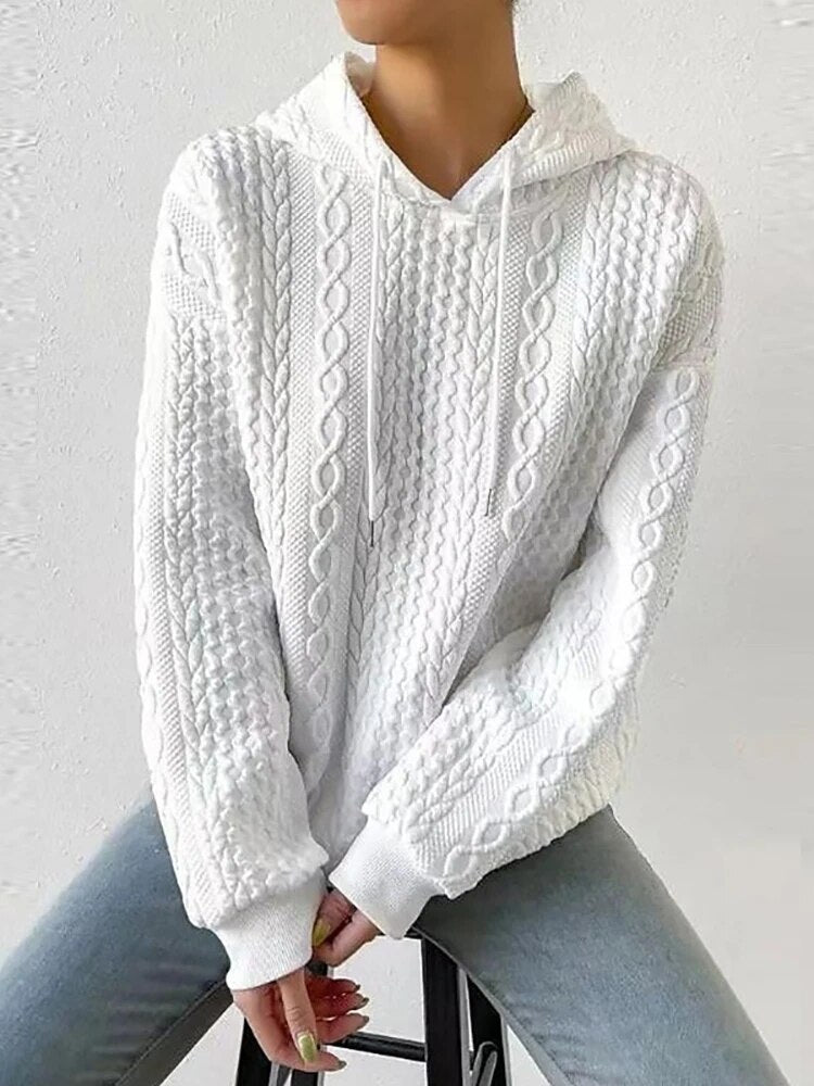 Avelena | Winter-Kapuzenpullover aus Strick