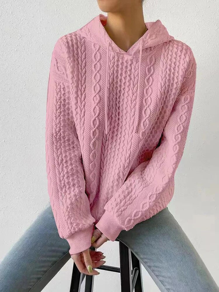 Avelena | Winter-Kapuzenpullover aus Strick