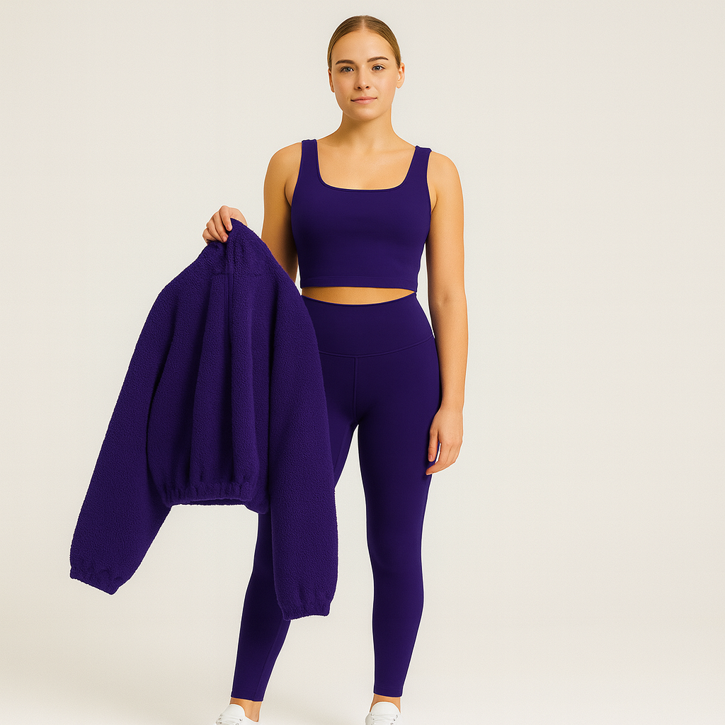 Marlis | Fleecegefüttertes Yoga-Outfit-Set