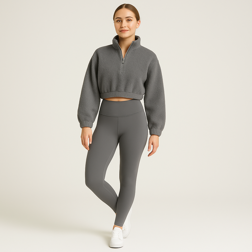 Marlis | Fleecegefüttertes Yoga-Outfit-Set