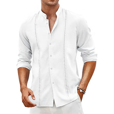 Avelena | Slim Casual Leinenhemd
