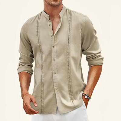 Avelena | Slim Casual Leinenhemd