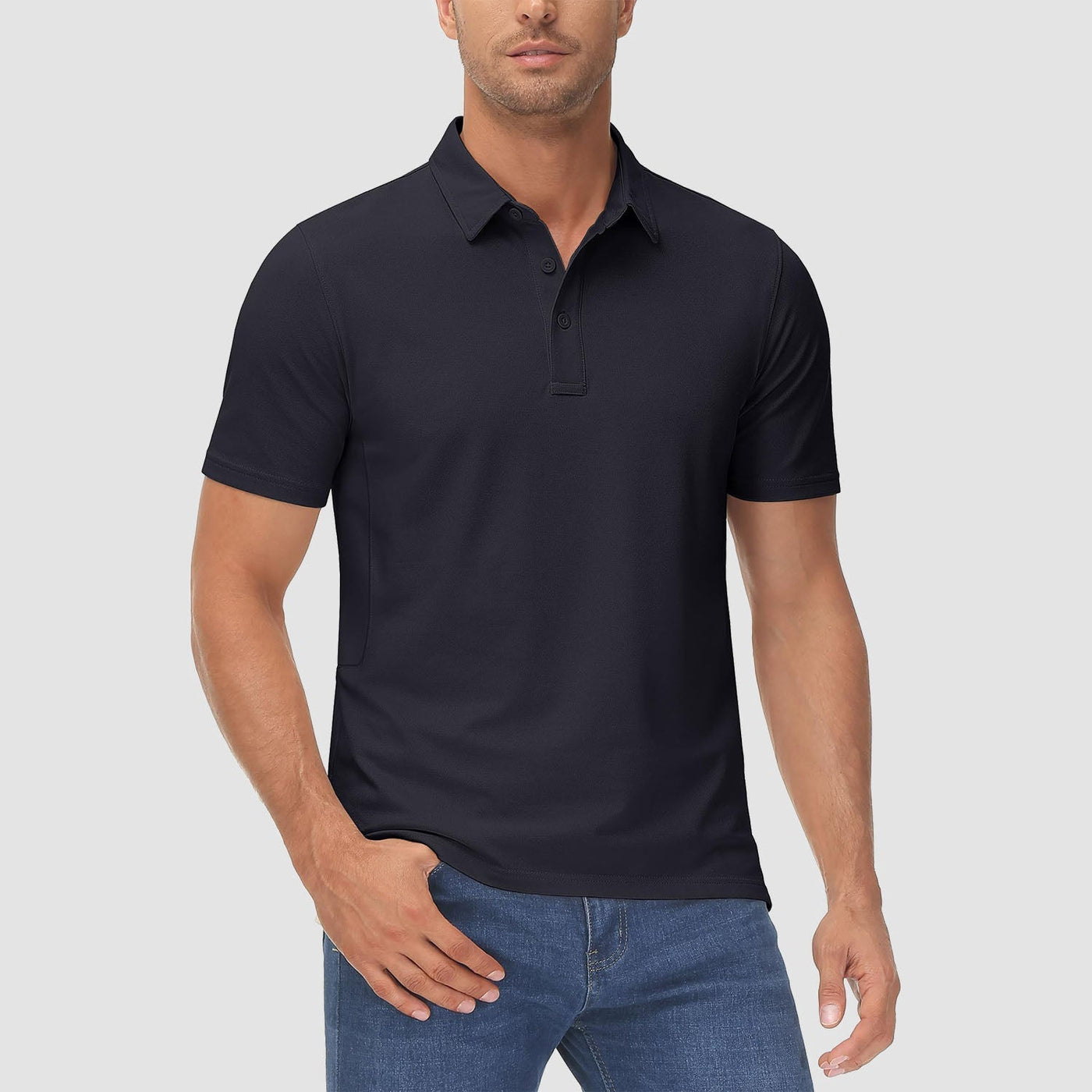 Avelena | Herren Kurzarm Golf Polo-Shirt