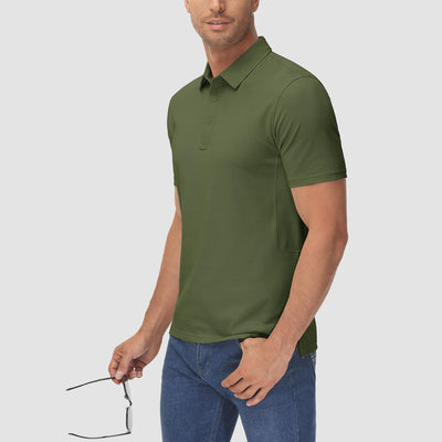 Avelena | Herren Kurzarm Golf Polo-Shirt