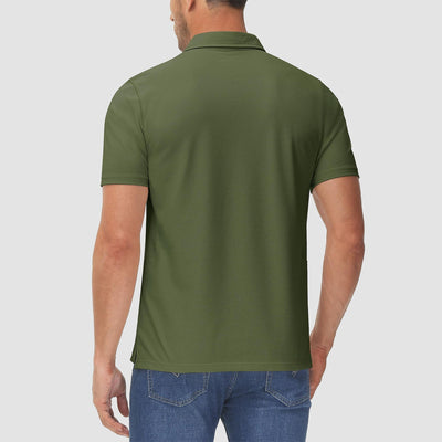 Avelena | Herren Kurzarm Golf Polo-Shirt