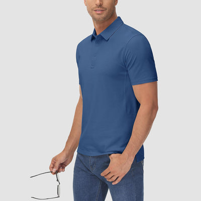 Avelena | Herren Kurzarm Golf Polo-Shirt