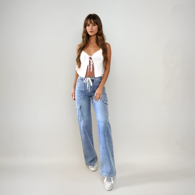 Valina – Schnürung Utility Jeans