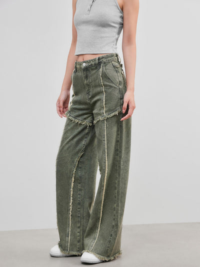 VERA – PATCHWORK STREET STYLE JEANS