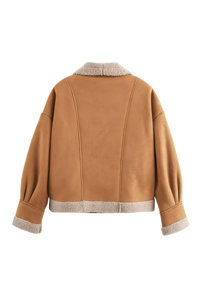Oversized-Teddyjacke | Weiches Innenfutter & Kuscheliges Material | Winterliche Gemütlichkeit