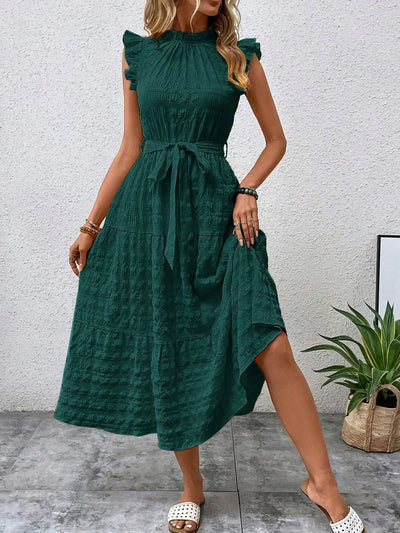 Rosavelle – Bezauberndes Midikleid aus Baumwolle