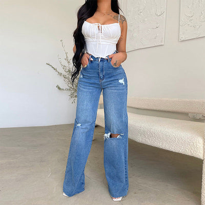 TALIA – High-Waisted Wide Leg Jeans