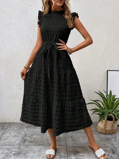 Rosavelle – Bezauberndes Midikleid aus Baumwolle