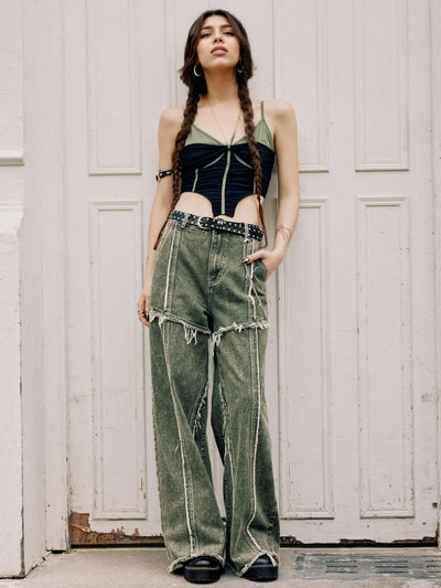 VERA – PATCHWORK STREET STYLE JEANS