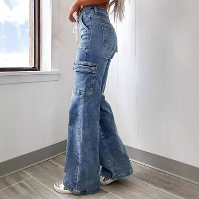 Valina – Schnürung Utility Jeans