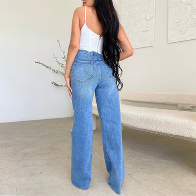 TALIA – High-Waisted Wide Leg Jeans