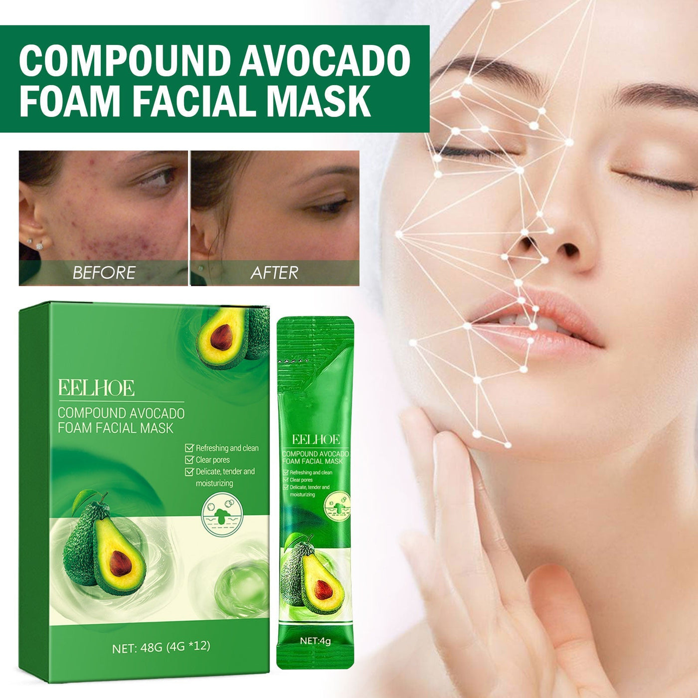 AvocadoGlühen™ Nährt die Haut Tiefgreifend