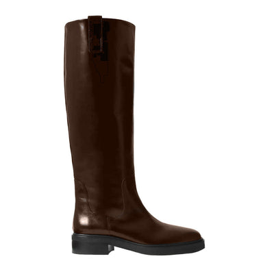Femme Tall Leder Reitstiefel  Fudus