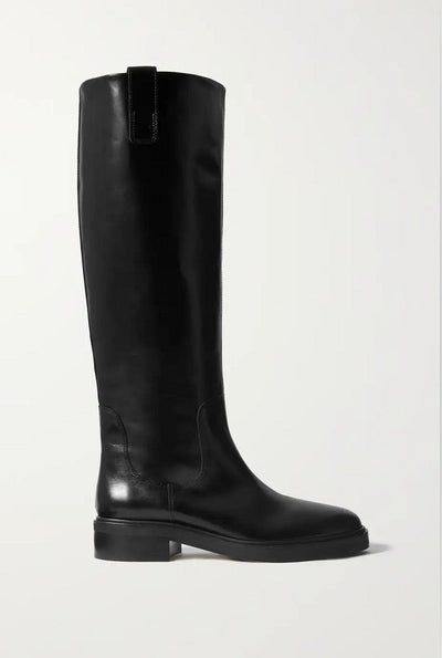Femme Tall Leder Reitstiefel  Fudus