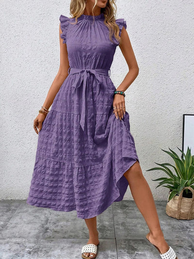 Rosavelle – Bezauberndes Midikleid aus Baumwolle