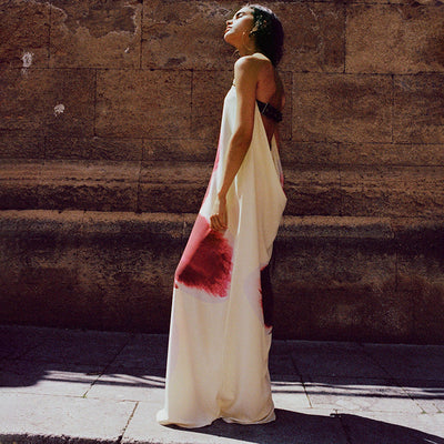 Orchidee – Cream-Colored Tube Dress